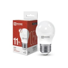 Лампа светодиодная LED-ШАР-VC 11Вт 230В Е27 4000К 1050Лм IN HOME Лампа светодиодная LED-ШАР-VC 11Вт 230В Е27 4000К 1050Лм IN HOME