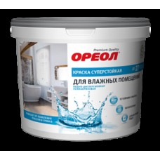 Краска ВД Ореол, белоснеж, для влаж помещ, супер, 3кг Краска ВД Ореол, белоснеж, для влаж помещ, супер, 3кг