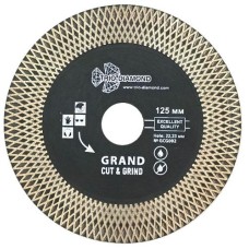 Диск алмазный TRIO-DIAMOND Grand Cut & Grind 125*22,23, турбо. Диск алмазный TRIO-DIAMOND Grand Cut & Grind 125*22,23, турбо.