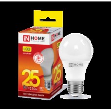 Лампа светодиодная LED-A65-VC 25Вт 230В Е27 3000К 2250Лм IN HOME Лампа светодиодная LED-A65-VC 25Вт 230В Е27 3000К 2250Лм IN HOME