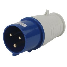 Вилка переносная 023 2Р+РЕ 32А 220В IP44 ЭРА