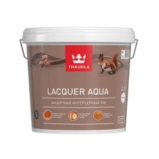 Лак TIKKURILA LACQUER AQUA, полуглянцевый 2,7л Лак TIKKURILA LACQUER AQUA, полуглянцевый 2,7л