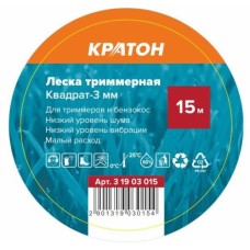 Леска триммерная Кратон Квадрат-3,0мм Леска триммерная Кратон Квадрат-3,0мм