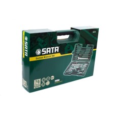 Набор инструментов Sata 1/2"+1/4" 76 предметов, S09519 Набор инструментов Sata 1/2"+1/4" 76 предметов, S09519
