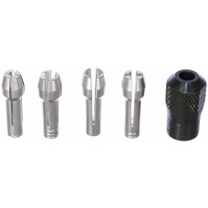 Набор DREMEL, 4 цанги,1 муфта, 0,8-3,2мм, mod4485 Набор DREMEL, 4 цанги,1 муфта, 0,8-3,2мм, mod4485