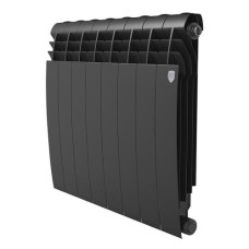 Радиатор отопительный биметаллический Royal Thermo BiLiner 500 /Noir Sable - 8 секц. (черный) Радиатор отопительный биметаллический Royal Thermo BiLiner 500 /Noir Sable - 8 секц. (черный)