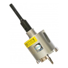 Коронка алмазная Hilberg Laser 72 мм,4Т, сухого сверления, безударная (армированный бетон, железобетон) Коронка алмазная Hilberg Laser 72 мм,4Т, сухого сверления, безударная (армированный бетон, железобетон)