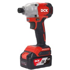 Гайковерт аккум ударный бесщеточный DCK KDPL03-14 2*4А/ч, HEX-impact, 180нм, 2 скорости, подсветка.