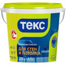 Краска ВД ТЕКС Универсал, для стен и потолка, 1,5кг Краска ВД ТЕКС Универсал, для стен и потолка, 1,5кг