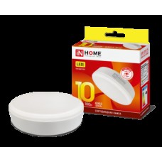 Лампа светодиодная LED-GX53-VC 10Вт 230В 3000К 900Лм IN HOME Лампа светодиодная LED-GX53-VC 10Вт 230В 3000К 900Лм IN HOME