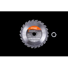 Диск пильный по дереву, быстрый рез Кратон PROFESSIONAL Ø210x32/30х2,6 мм, 24Т Диск пильный по дереву, быстрый рез Кратон PROFESSIONAL Ø210x32/30х2,6 мм, 24Т