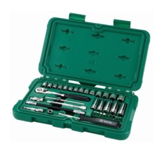 Набор торцевых головок Sata 1/4", S09001 Набор торцевых головок Sata 1/4", S09001
