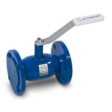 Кран шаровый фланец/фланец TEMPER серия286 PN16 DN80 L210 ст.проход, сталь20, под задвижку