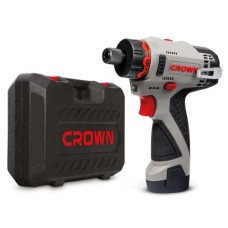 Шуруповерт аккумуляторный CROWN CT21072HBX-2 BMC,12В, 30Нм,2,0 Ач x 2Li,1/4 "шестигранник Шуруповерт аккумуляторный CROWN CT21072HBX-2 BMC,12В, 30Нм,2,0 Ач x 2Li,1/4 "шестигранник