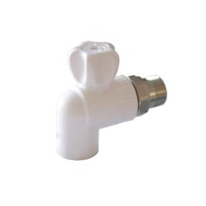Кран шаровой радиаторный разъёмный I-TECH PPR 25х3/4" НР, угловой