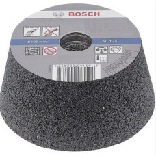 Круг шлифовальный конусный цилиндрический BOSCH, 130-150мм, К120, камень Круг шлифовальный конусный цилиндрический BOSCH, 130-150мм, К120, камень