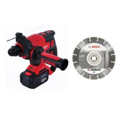 Перфоратор аккумуляторный ELITECH ПА 18БЛМ, + Диск алмазный BOSCH, 230мм, керамика Перфоратор аккумуляторный ELITECH ПА 18БЛМ, + Диск алмазный BOSCH, 230мм, керамика