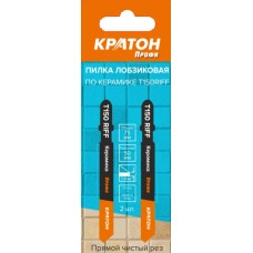 Пилка лобзиковая по керамике Кратон PROFESSIONAL T150 RIFF (набор 2 шт.) Пилка лобзиковая по керамике Кратон PROFESSIONAL T150 RIFF (набор 2 шт.)