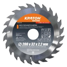 Диск пильный по дереву, быстрый рез Кратон PROFESSIONAL Ø200х32/30х2,6 мм, 24Т Диск пильный по дереву, быстрый рез Кратон PROFESSIONAL Ø200х32/30х2,6 мм, 24Т