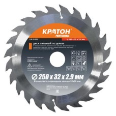 Диск пильный по дереву, чистый рез Кратон PROFESSIONAL Ø250х32/30х2,8 мм, 40Т Диск пильный по дереву, чистый рез Кратон PROFESSIONAL Ø250х32/30х2,8 мм, 40Т