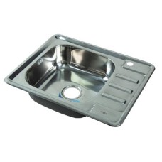 Мойка I-TECH квадратная с сушилкой справа 630х500х180х0,8 пол Мойка I-TECH квадратная с сушилкой справа 630х500х180х0,8 пол