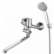 Смеситель GROSS AQUA Mini 7210213-35F д/ванны с дл. изливом 350 мм, хром Смеситель GROSS AQUA Mini 7210213-35F д/ванны с дл. изливом 350 мм, хром
