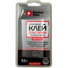 Холодная сварка MasterTeks HomeMaster для металла,эпоксидный 55гр св-серый Холодная сварка MasterTeks HomeMaster для металла,эпоксидный 55гр св-серый