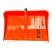 Лопата снеговая ЦИ Finland Orange 1731, пласт., дер. черенок, 550х385мм.