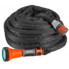 Шланг GARDENA Liano 1/2", 13ммх15м, текстильный, фитинги+распылитель Шланг GARDENA Liano 1/2", 13ммх15м, текстильный, фитинги+распылитель