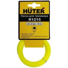 Леска триммерная HUTER 1,2х15м, круг Леска триммерная HUTER 1,2х15м, круг