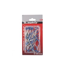 Заклепка MATRIX, вытяжная, 3,2 х 8 мм RAL 5005 (синий), 50 шт