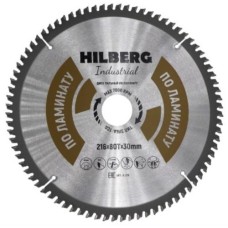 Диск пильный по ламинату Hilberg Industrial HL216 216*30*80Т Диск пильный по ламинату Hilberg Industrial HL216 216*30*80Т