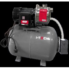 Станция насосная I-TECH PS-1300S, 50л, 50м, 4800л/ч, 8м, нерж сталь Profi Line Станция насосная I-TECH PS-1300S, 50л, 50м, 4800л/ч, 8м, нерж сталь Profi Line