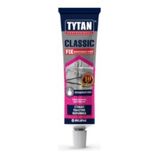 Клей жидкие гвозди TYTAN Professional Classic Fix каучуковый, прозрачный,в шоу боксе 100мл Клей жидкие гвозди TYTAN Professional Classic Fix каучуковый, прозрачный,в шоу боксе 100мл