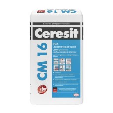 Клей Ceresit CM 16/25для керамогранита и керам плитки, эластичный, 25кг Клей Ceresit CM 16/25для керамогранита и керам плитки, эластичный, 25кг