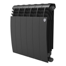 Радиатор отопительный биметаллический Royal Thermo BiLiner 500 /Noir Sable - 6 секц. (черный) Радиатор отопительный биметаллический Royal Thermo BiLiner 500 /Noir Sable - 6 секц. (черный)