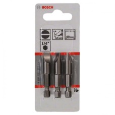 Набор бит BOSCH, прямой шлиц, 1,6 х 8,0, XH, 3шт