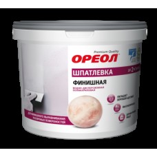 Шпатлевка Ореол финишная для внутренних работ, 1,5кг Шпатлевка Ореол финишная для внутренних работ, 1,5кг