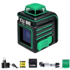 Нивелир (уровень) лазерный ADA CUBE 360 GREEN Professional Edition + Штатив + мишень Нивелир (уровень) лазерный ADA CUBE 360 GREEN Professional Edition + Штатив + мишень