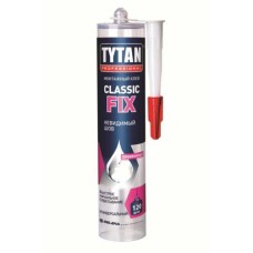 Клей TYTAN FIX CLASSIC FIX монтажный каучуковый, прозрачный, 310мл