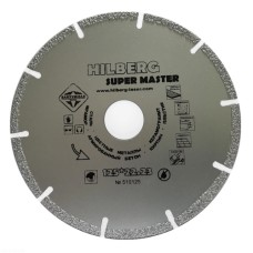 Диск алмазный отрезной 125*22,23 Hilberg Super Master (строительные материалы, металл) Диск алмазный отрезной 125*22,23 Hilberg Super Master (строительные материалы, металл)