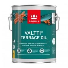 Масло TIKKURILA VALTTI TERRACE OIL EC, для террас, 2,7 л Масло TIKKURILA VALTTI TERRACE OIL EC, для террас, 2,7 л