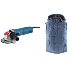 Комплект машина шлифовальная угловая BOSCH GWX X-LOCK 14-125, 1400Вт, 125 мм +жилет bosch