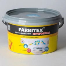 Краска ВД Farbitex, акриловая , интерьерная 25кг Краска ВД Farbitex, акриловая , интерьерная 25кг