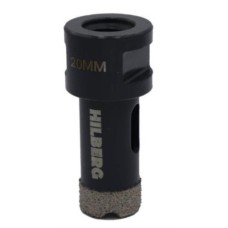 Коронка алмазная Hilberg Super Hard,20 мм 3ТМ14,для УШМ (керамогранит, гранит) Коронка алмазная Hilberg Super Hard,20 мм 3ТМ14,для УШМ (керамогранит, гранит)