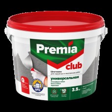Шпатлевка PREMIA Club универсальнаяд/наружн. и внутренних работ 3,5кг ведро Шпатлевка PREMIA Club универсальнаяд/наружн. и внутренних работ 3,5кг ведро