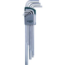 Набор ключей шестигранных длинных Sata 9 предметов, S09103A Набор ключей шестигранных длинных Sata 9 предметов, S09103A