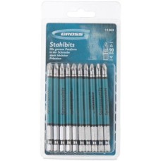 Бит GROSS Ph2 х90, сталь S2, 1шт(10 в уп.) Бит GROSS Ph2 х90, сталь S2, 1шт(10 в уп.)