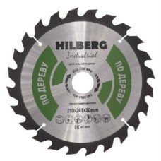 Диск пильный по дереву Hilberg Industrial HW210 210*30*24Т