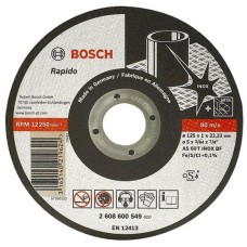 Диск отрезной по нержав стали BOSCH, 115x1мм, 545